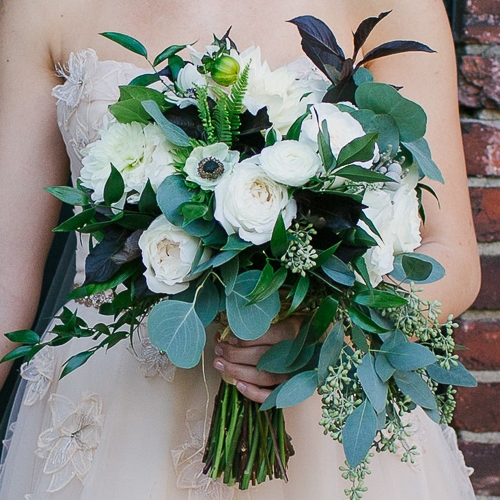 Dinner Party Wedding Bride Bouquet